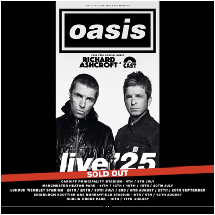 Cast Confirmed to open Oasis huge summer&nbsp;shows